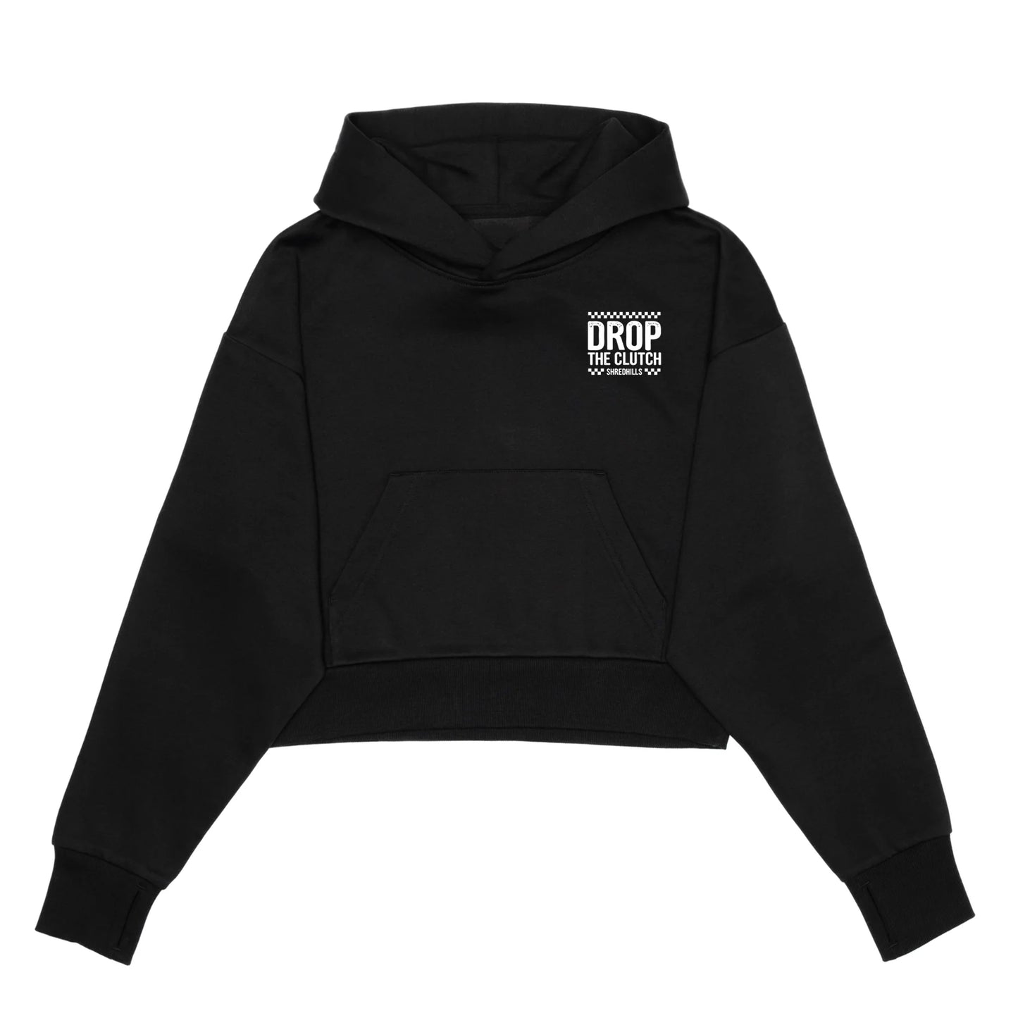 Drop The Clutch - Hoodie Crop Women - Shredhills