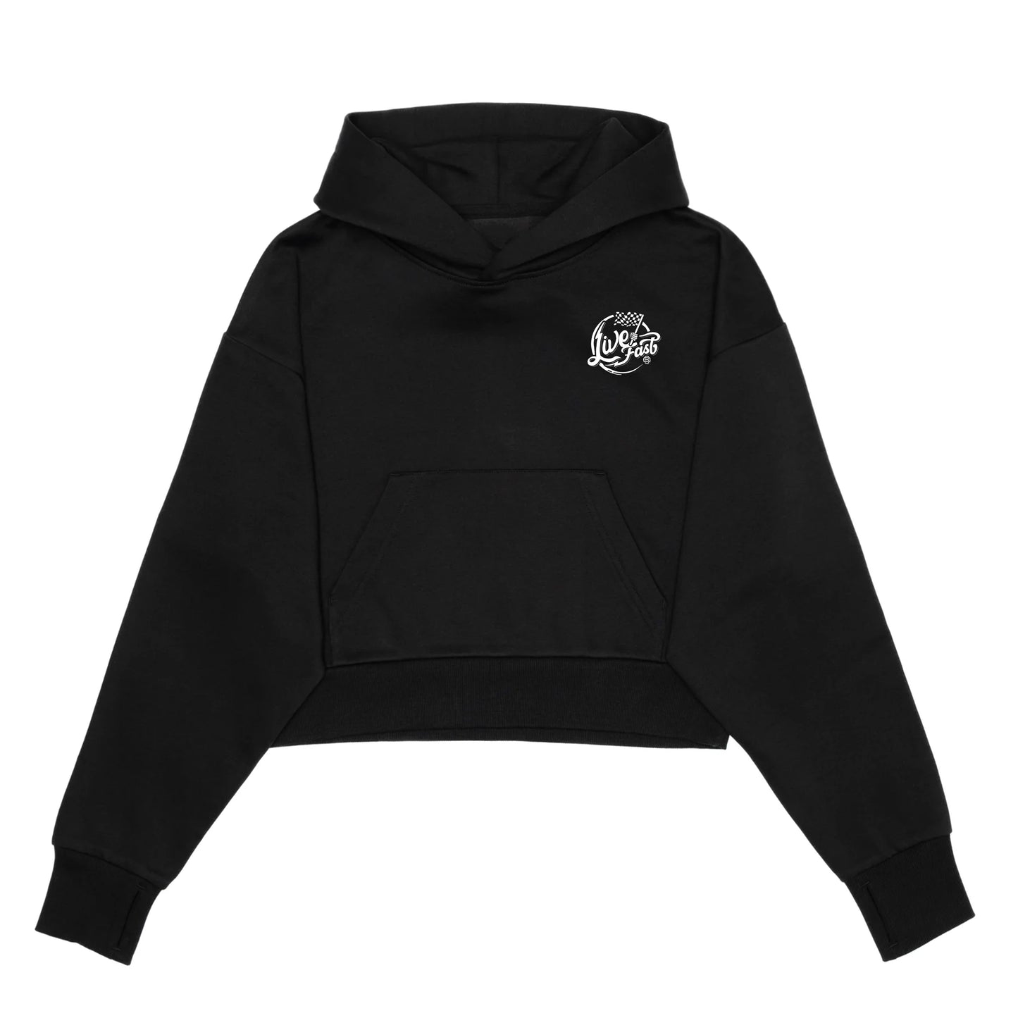 Live Fast - Hoodie Crop Women - Shredhills