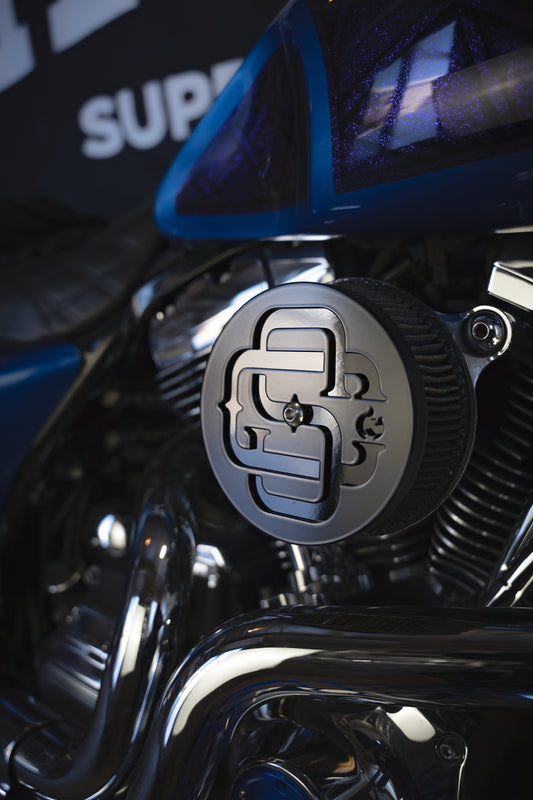 Air Cleaner Cover BLK/BLK - Shredhills