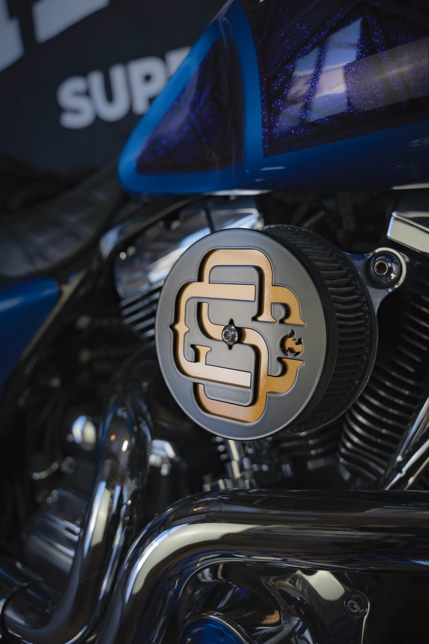 Air Cleaner Cover Gold - Shredhills