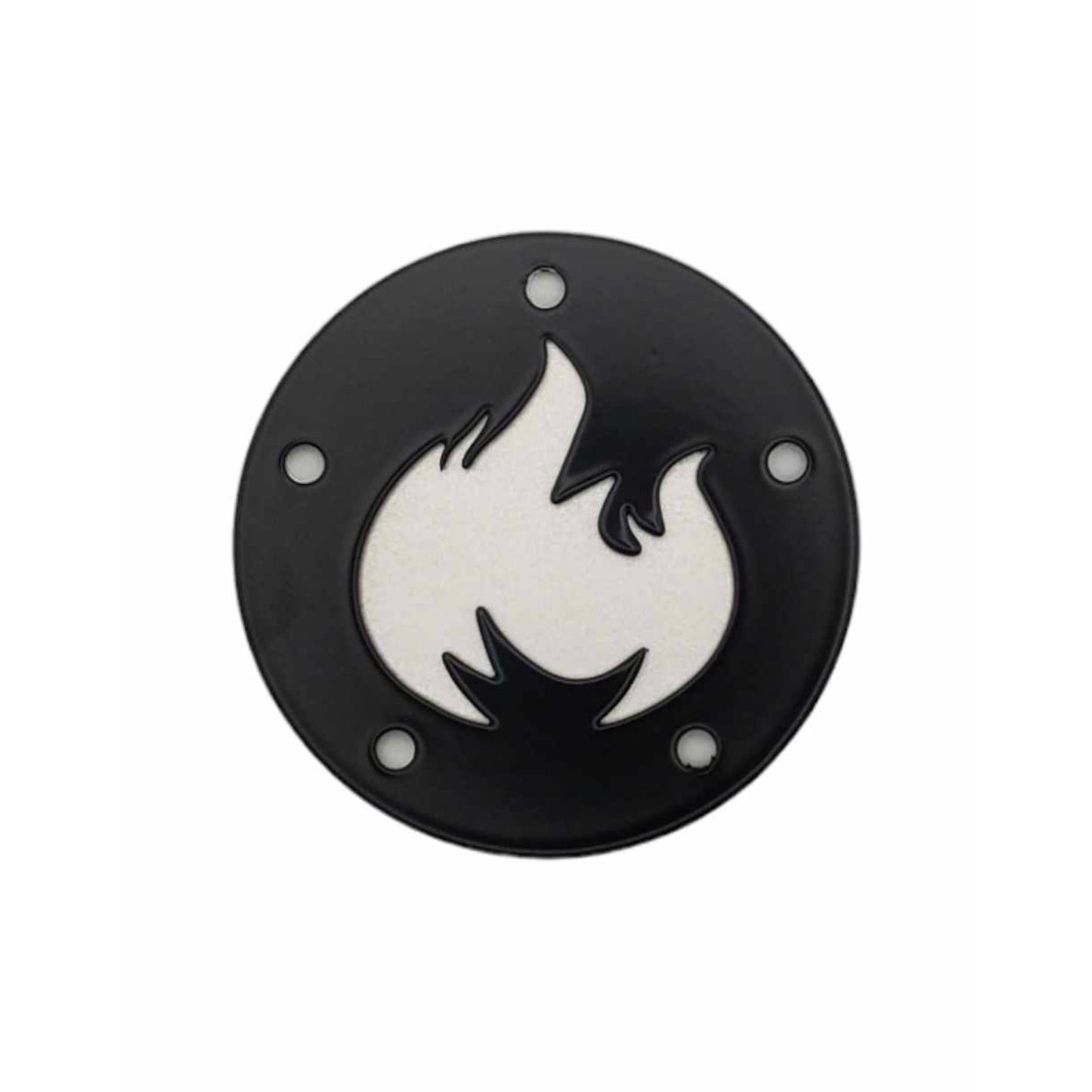 Points Cover Twin Cam - Flame