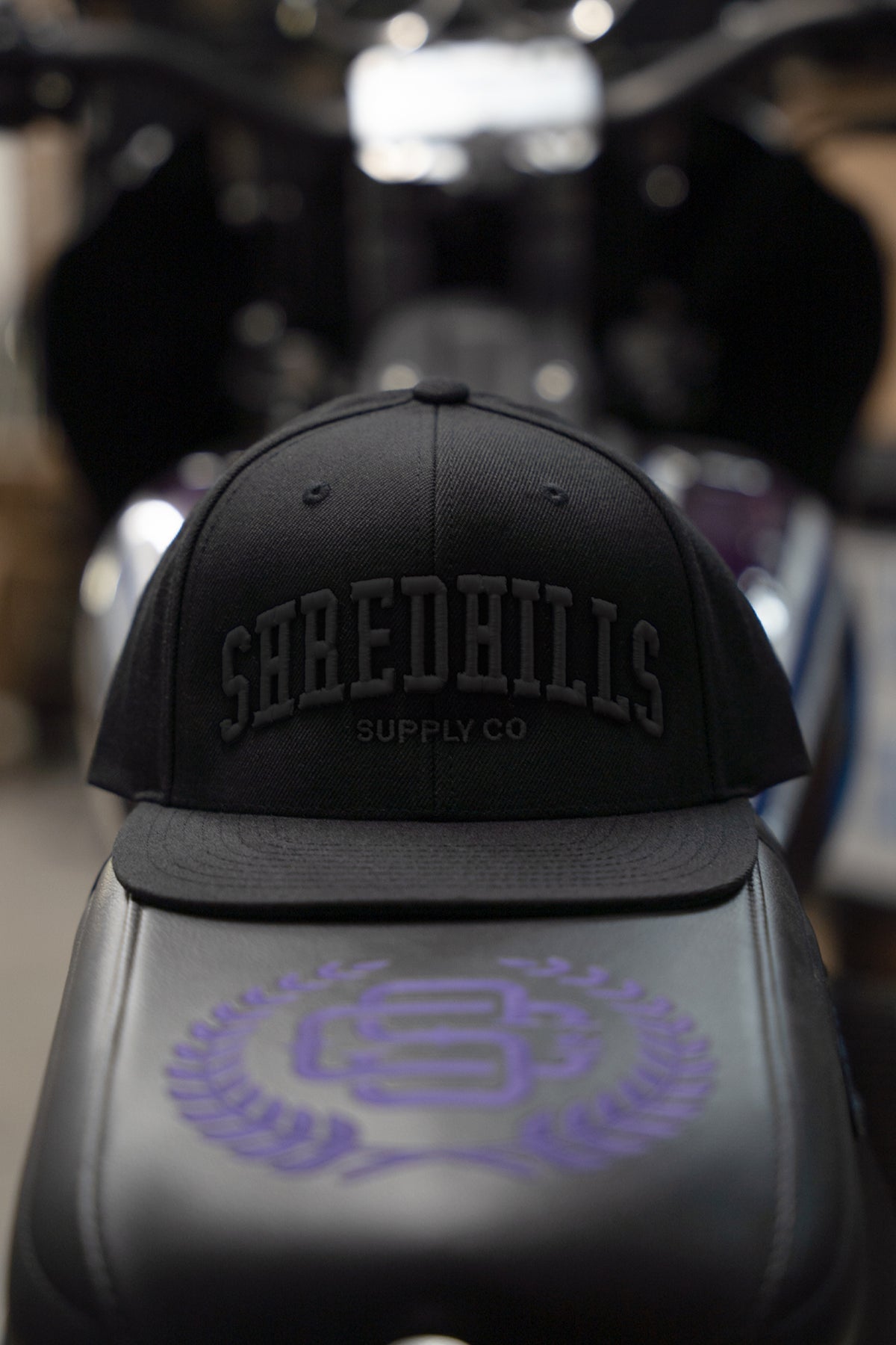 Gang -Casquettes avec broderie 3D noire