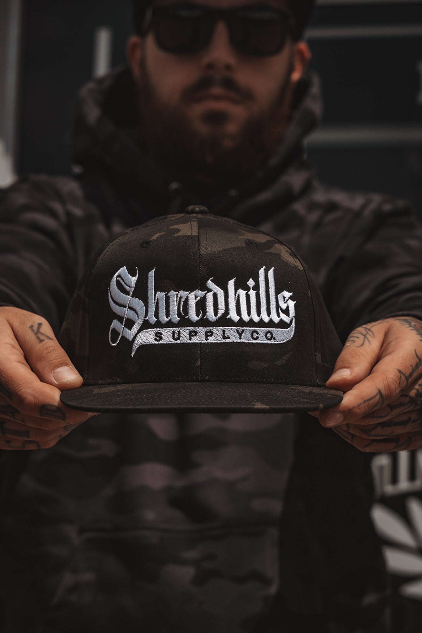 EdgleFlex - Black Camo Embroidery