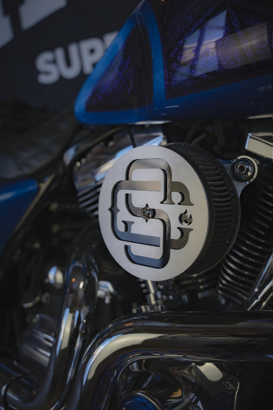 Air Cleaner Cover - Raw/Blk - Shredhills