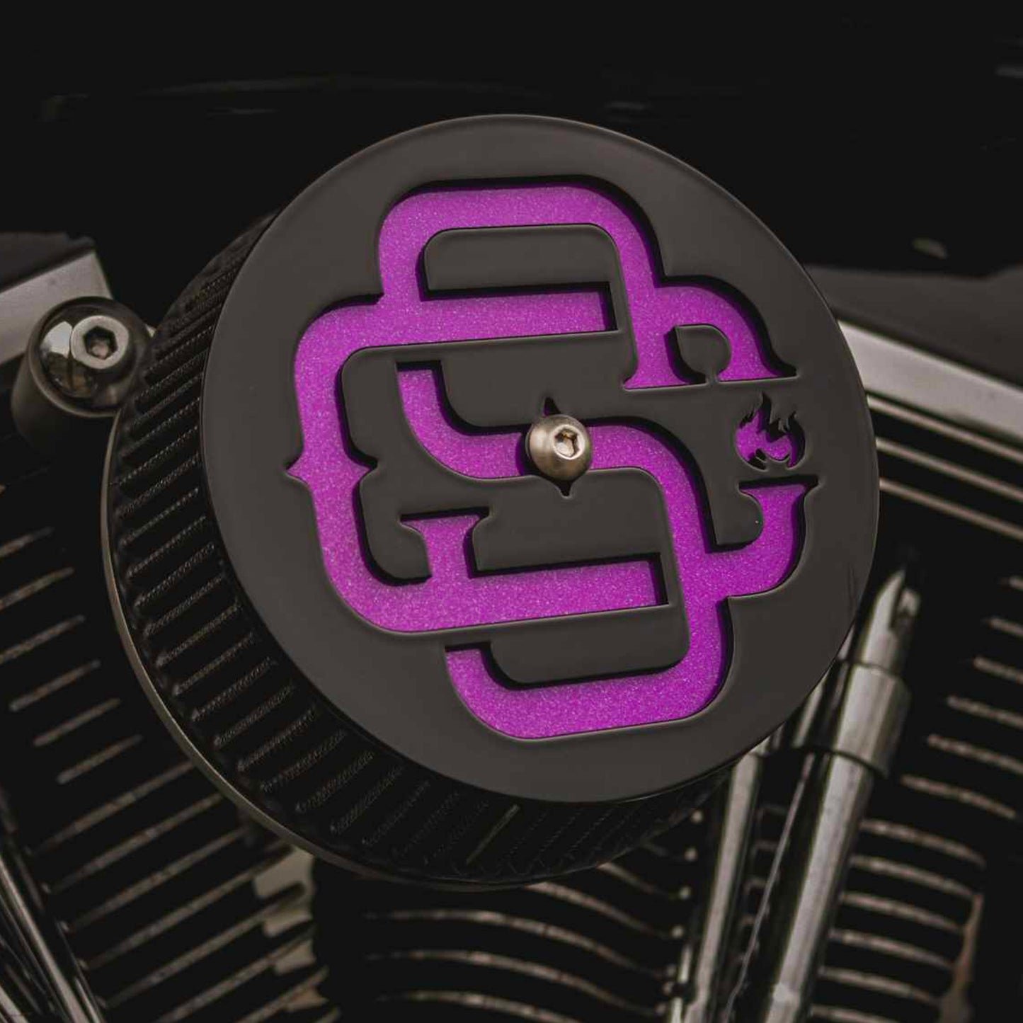 Air Cleaner Cover Purple