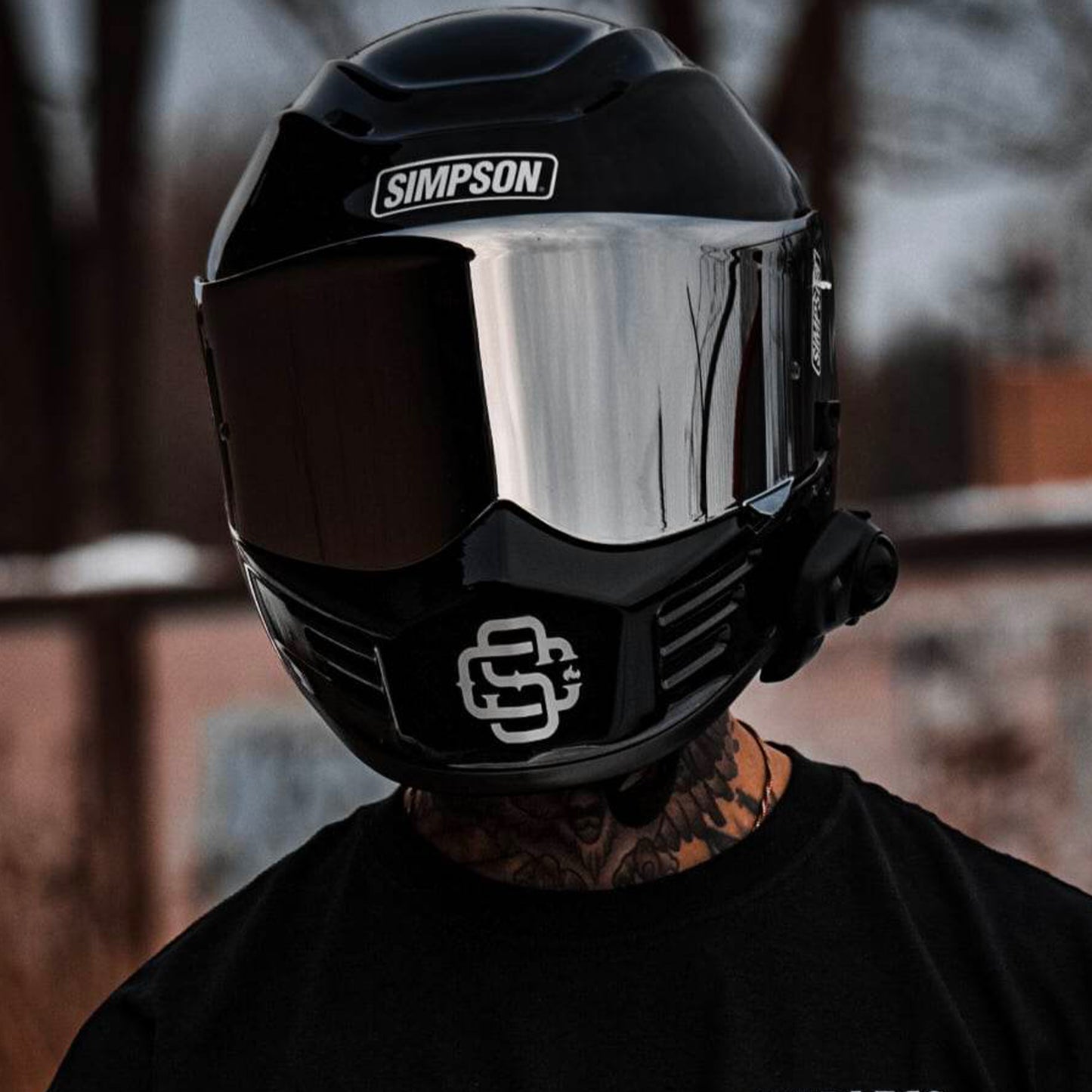 Helmet Sticker White