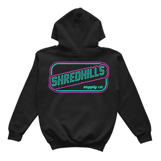 Neon Lights - Kids & Youth Hoddie - Shredhills