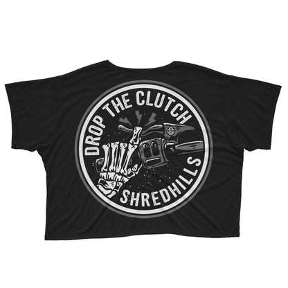 Drop The Clutch - Women’s Crop Top Tee