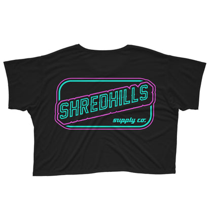 Neon Lights - Women’s Crop Top Tee