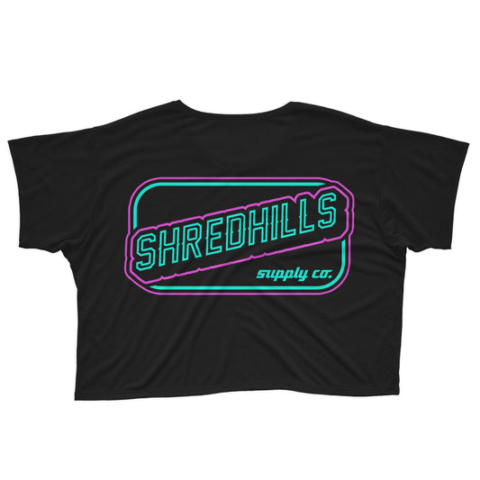 Neon Lights - Women’s Crop Top Tee