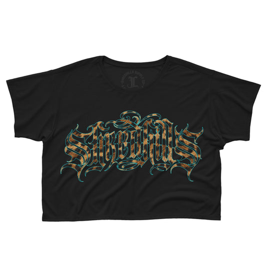Leopard - Women’s Crop Top Tee - Shredhills