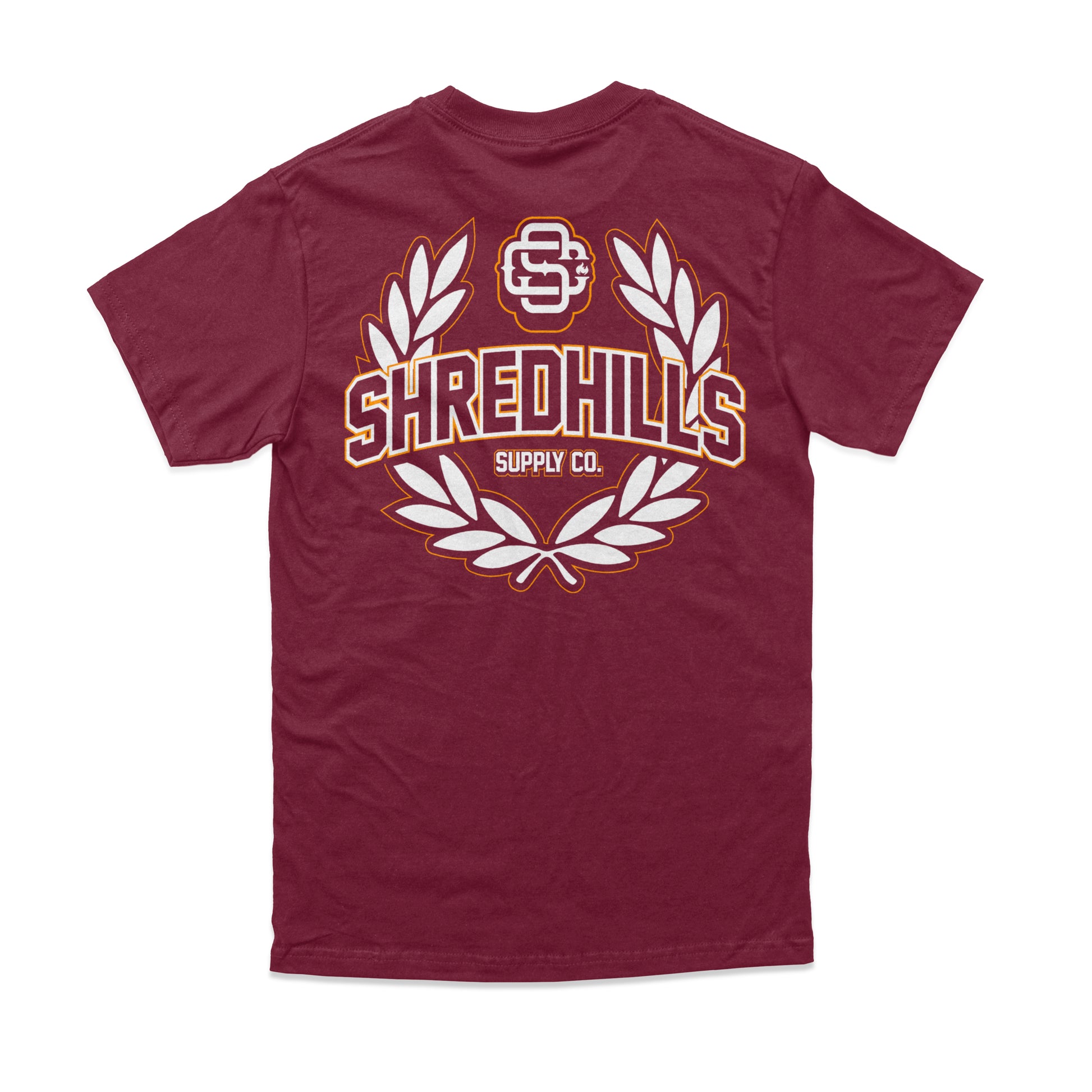 Shred - Burgundy Tee - Shredhills