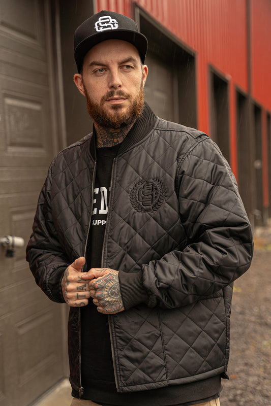 Freezer Jacket - Embroidery Black