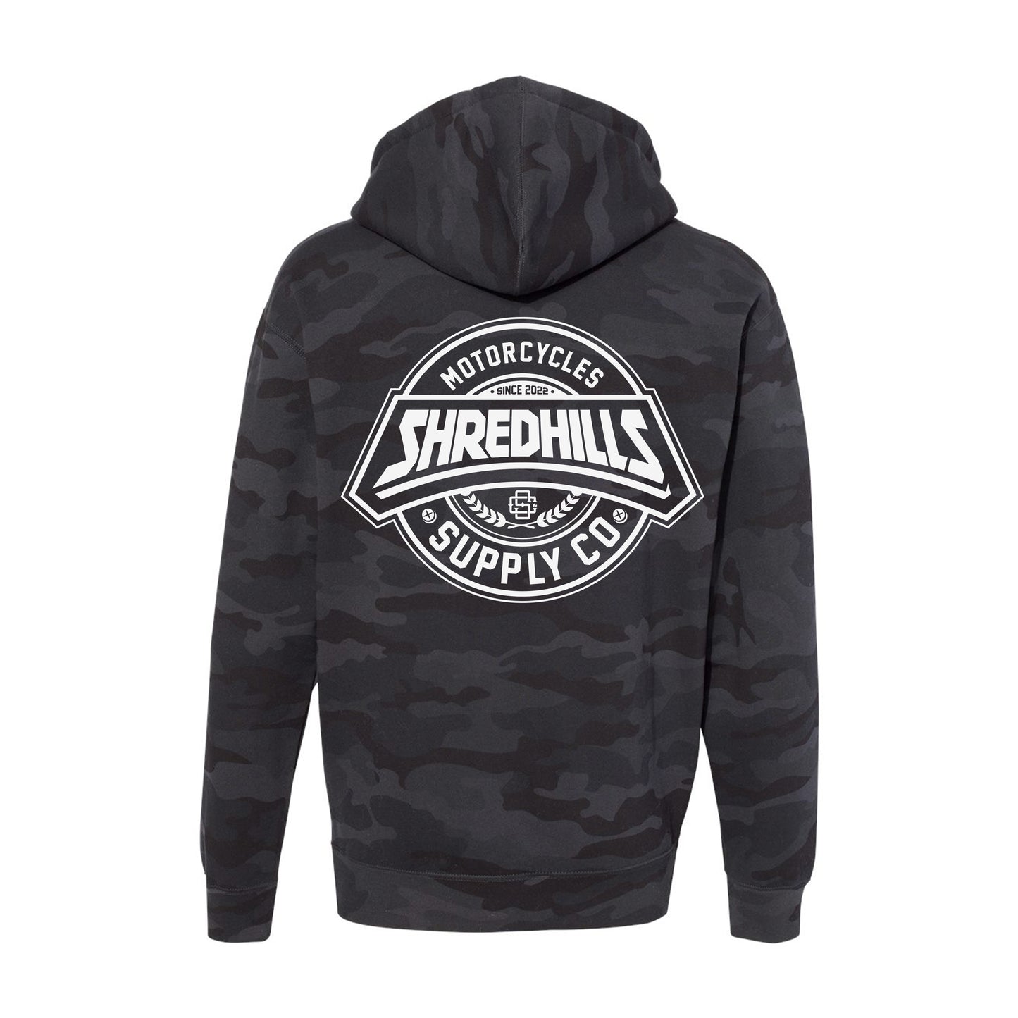 Fast Line Heavyweight Black Camo - Hoodie