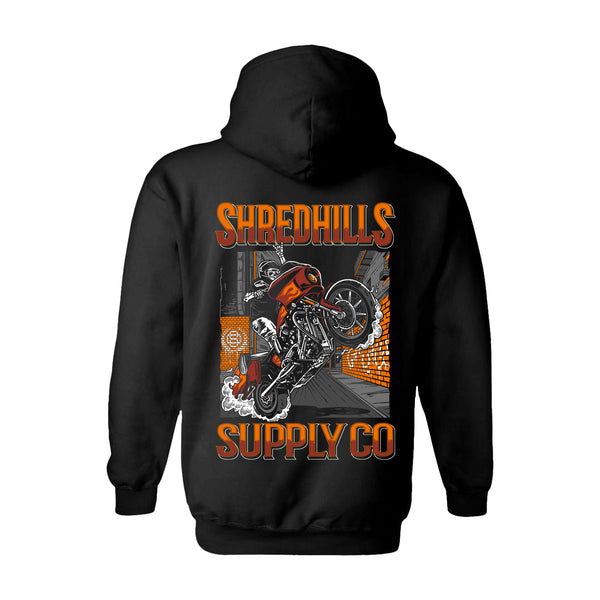 トップス RIOT SCARS death logo hoodie M8 Riot - Hoodie – Shredhills