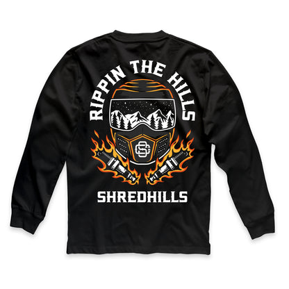 Rippin The Hills - Long Sleeves - Shredhills