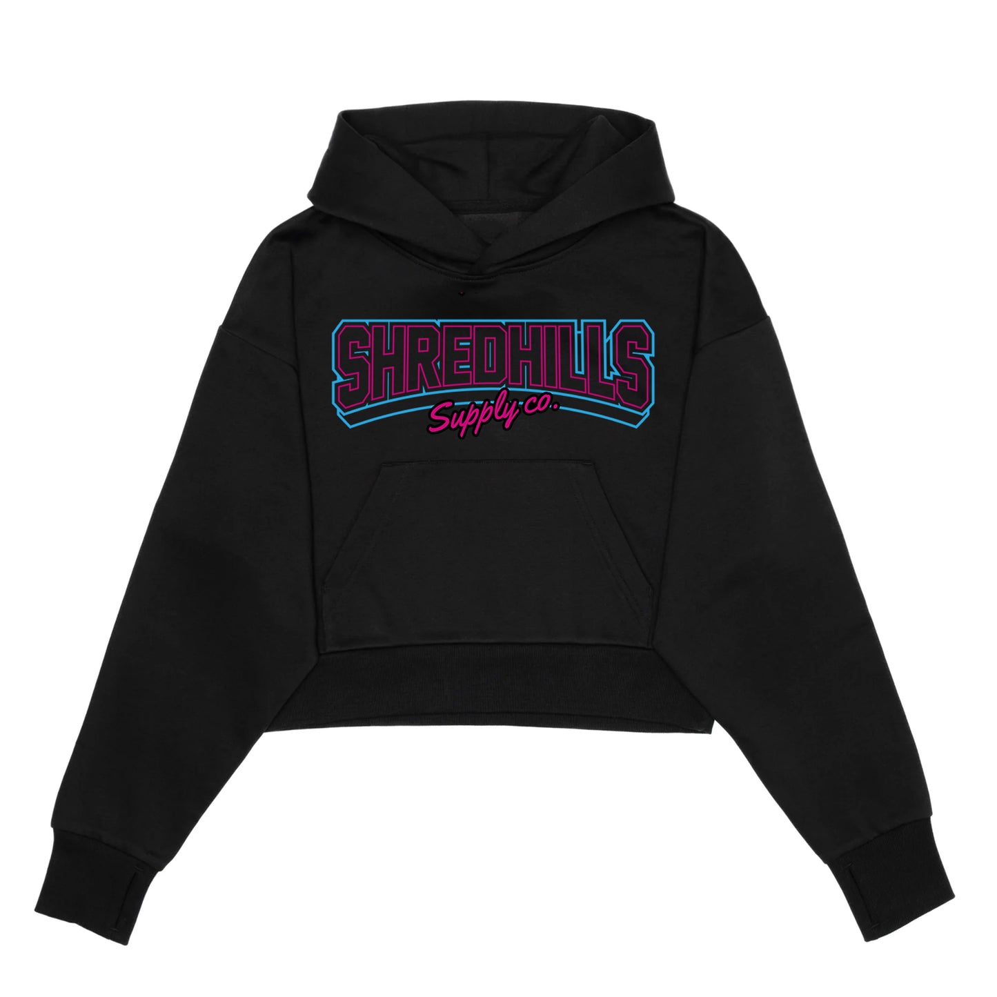 Retro - Hoodie Crop Women - Shredhills