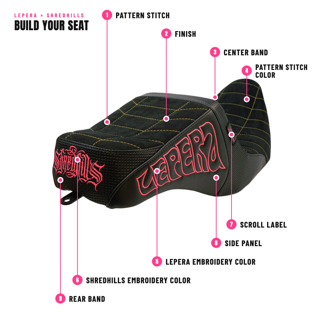 ** Build Your Seat ** Lepera TailWhip X Shredhills - Shredhills