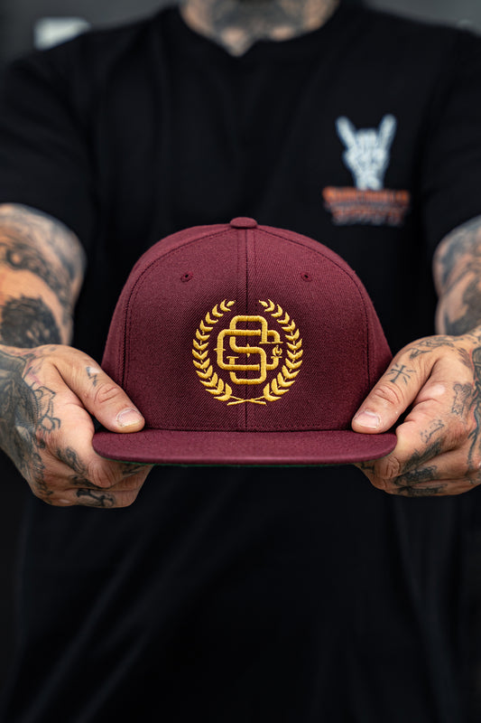 Supply Burgundy X Gold - Caps