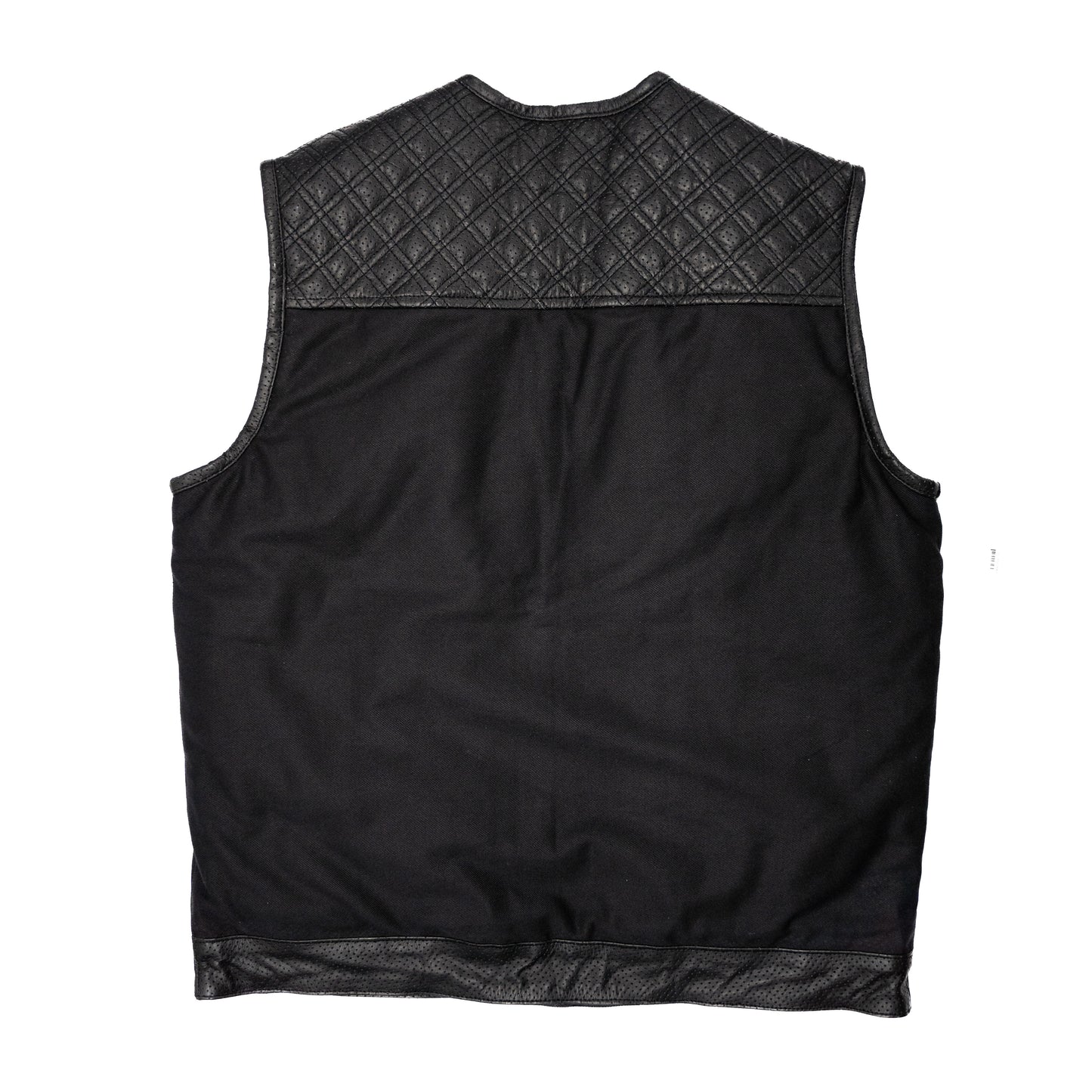 ((PRE ORDER)) Killa Black Perfored Leather - Vests