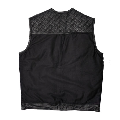 ((PRE ORDER)) Killa Black Perfored Leather - Vests