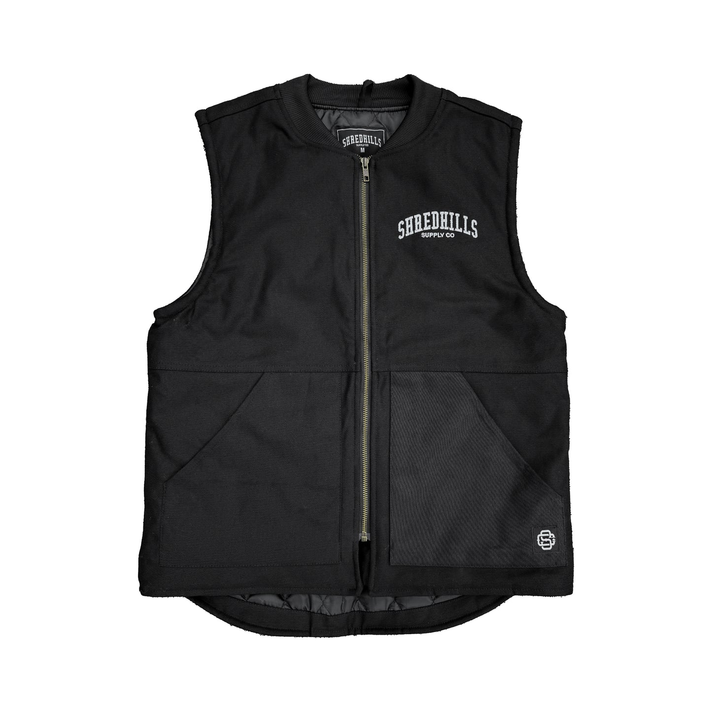 Black Denim Vests - Shredhills