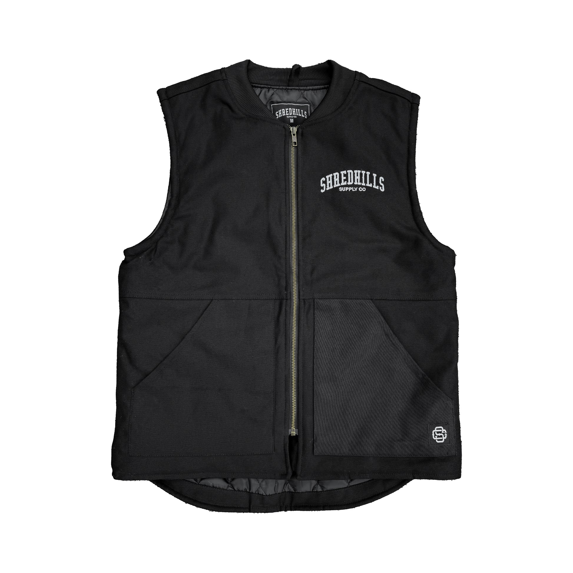 Black Denim Vests - Shredhills