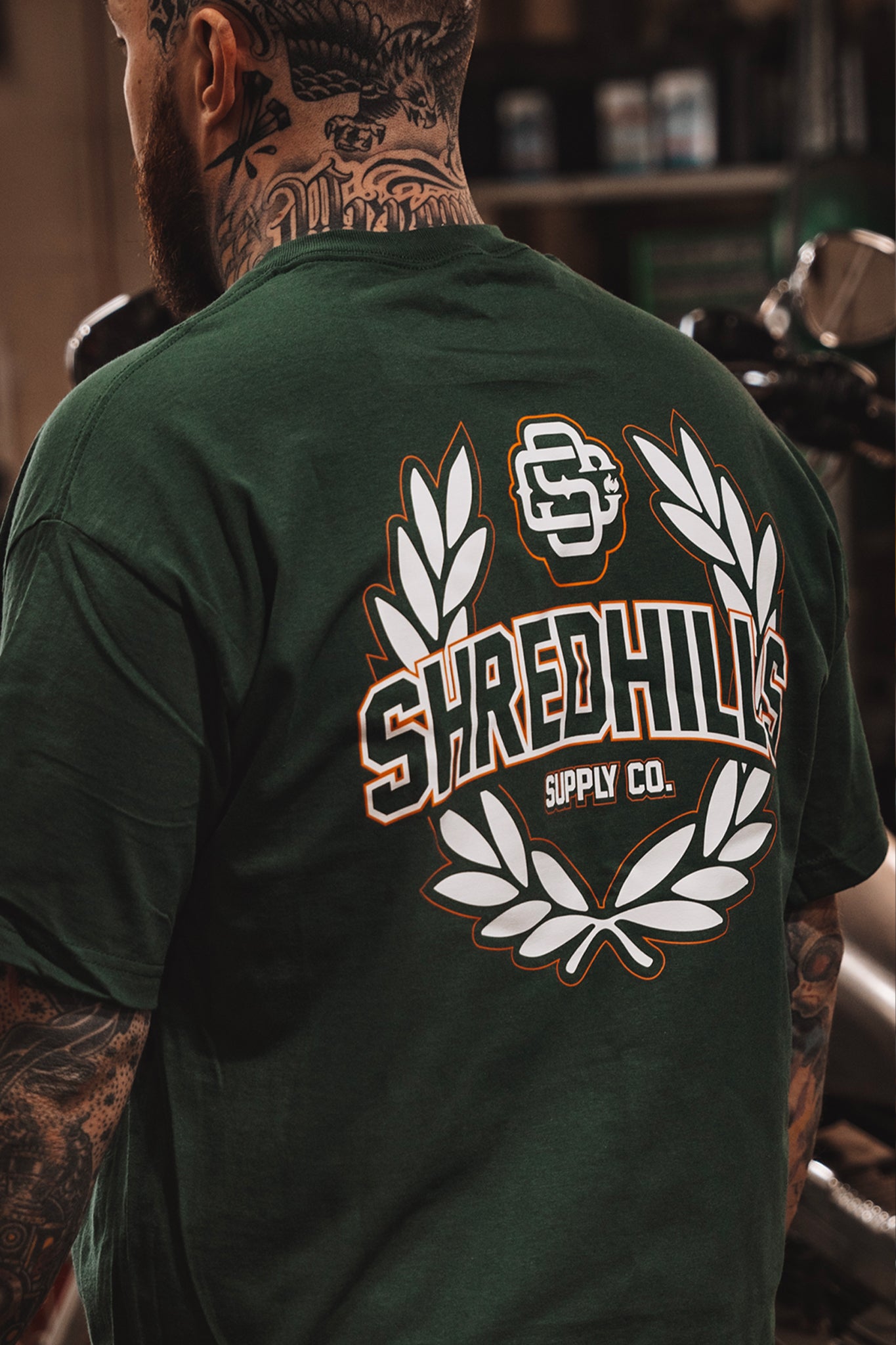 Shred - Forest Green Tee - Shredhills