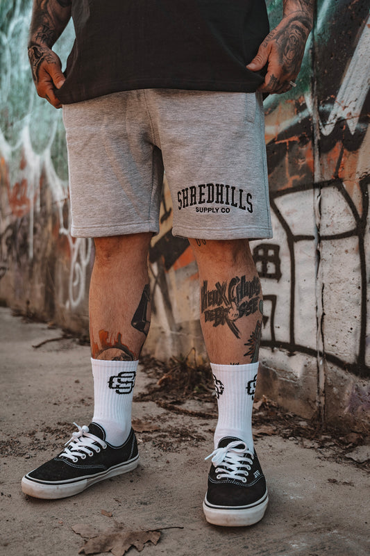 Short Sweatpants Grey Gang