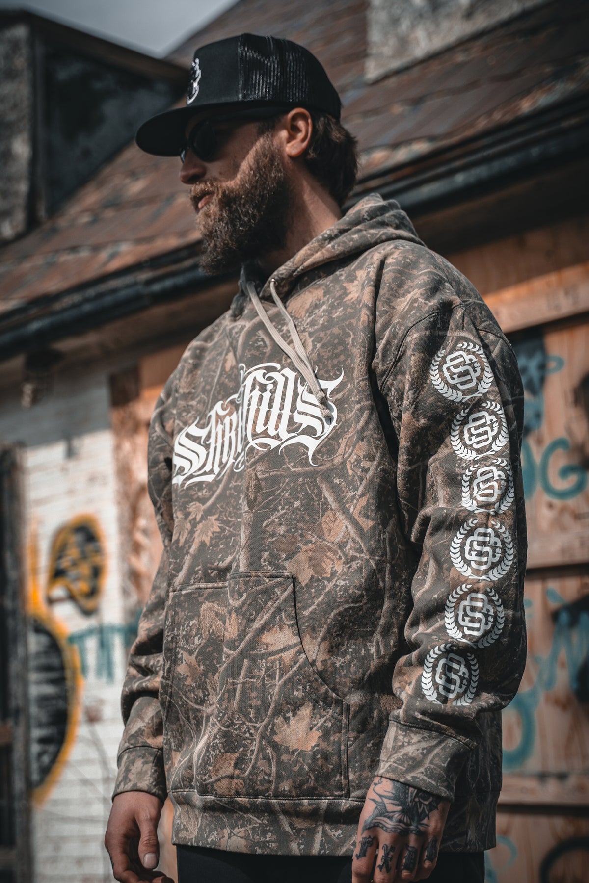 Deadwood Camo - Hoodie Heavyweight - Shredhills