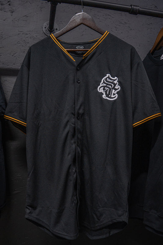 ( FINAL SALE ) Jersey Orange Baseball Embroidery - Shredhills