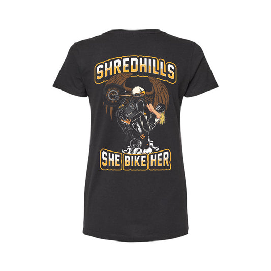 Collab She Bike Her - Women Tee - Shredhills