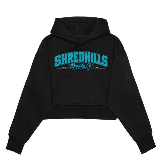 Never Settle - Hoodie Crop Women - Shredhills